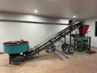 Ventes Directes d'Usine de Machine à Parpaings en Ciment 4-35B Populaire au Ghana, Machine de Fabrication de Briques Creuses