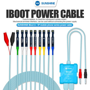 Cavo di alimentazione SUNSHINE IBoot per <span class=keywords><strong>iPhone</strong></span> 6 ~ <span class=keywords><strong>14</strong></span> <span class=keywords><strong>Pro</strong></span> <span class=keywords><strong>Max</strong></span>, originale per test dati batteria e riparazione, linea con interruttore ON/OFF - Product Image 1