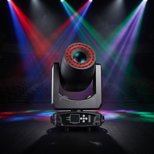 XLIGHTING - Cabeza Móvil LED <span class=keywords><strong>de</strong></span> 200W para Iluminación <span class=keywords><strong>de</strong></span> Escenarios, 13 Colores, DMX512, para DJ, Parques Temáticos y Discotecas, Decoración <span class=keywords><strong>de</strong></span> Escenarios y Locales - Product Image 2