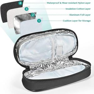 Insulin Pen <b>Cooler</b> Travel Case with TSA Approved Ice Packs Diabetic Medication Insulated Cooling Bag for Daily Life and Trips - Product Image 3