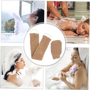 Jarnier Custom Logo Natural Jute Hemp <strong>Back</strong> <strong>Scrubber</strong> Belt Eco Friendly Bath Brush Long Body <strong>Scrubber</strong> for Men and Women Shower - Product Image 3