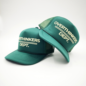 Casquette de camionneur en maille avec broderie latérale et logo imprimé sur le devant, impression 3D en relief, personnalisable – Offre Spéciale - Product Image 1