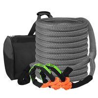 Kit de remorquage cinétique robuste avec manilles souples pour camions 4x4 tout-terrain et SUV