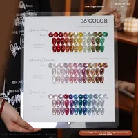Nouvelle Arrivée 2026 Vernis Gel UV Effet Œil de Chat 15ml 36 Couleurs pour Vente en Gros Finition Perles de Verre Scintillantes Exclusivité Salon