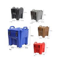 SUNMAX baril de boisson portable isolé en PP matériau seau de transport thermique pour eau café lait thé autres rhumes