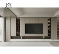 Meuble mural de luxe pour téléviseur, design personnalisé, centre de divertissement