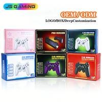 Control de Juego Inalámbrico Dual JSgaming de 2.4GHz con Diseño Personalizado, Compatible con Android USB para TV, Computadora, Dos Jugadores