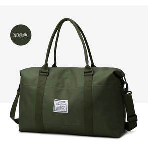 Valise portable de grande capacité en Oxford, avec fermeture éclair et motif lettres, pour les voyages d'affaires et de fitness - Product Image 5