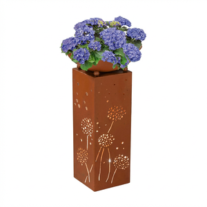 โคมไฟสนามเหล็กคอร์เทนสำหรับโครงการโรงแรมและรีสอร์ท - Product Image 3