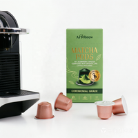 Cápsulas de Matcha 7A de Alta Gama Compatibles con Nespresso, Juego de Regalo de Cápsulas de Té Verde con Sabor Personalizado de Marca Privada al por Mayor