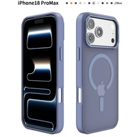 Étui de téléphone magnétique de luxe premium pour iPhone 17 Pro Max, nouveau, effet mat, antichoc, accessoires iPhone, vente en gros, logo personnalisé