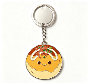 พวงกุญแจเคลือบเงา รูปพิซซ่า ของที่ระลึกน่ารัก สไตล์อิตาเลียน - Product Image 4