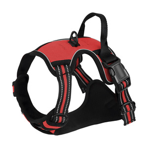 Dog <b>Harness</b> Vest Style Adjustable For Large Dogs Chest Strap Fabric Solid Color - Product Image 5