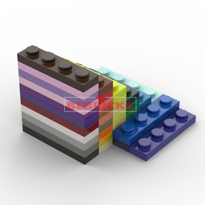 ตัวต่อ BEBRICKS ชุดที่ 3710 แผ่น 1x4 ของเล่นตัวต่อสร้างสรรค์ DIY สีสันสดใส MOC ชุดตัวต่อสำหรับเด็ก - Product Image 3