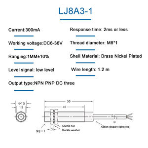 LJ8A3 2 Z BX IP67 NPN PNP Kanphop silothi samphan radap watsadu Sentheos chai klai - Product Image 3