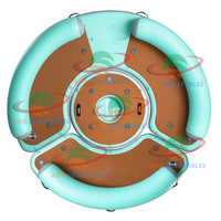 Équipement de jeu d'eau d'été Offres Spéciales chaise flottante gonflable de l'eau chaise de hangout plate-forme de bain avec Eva teck