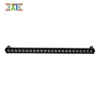 Barre de projecteur mural LED XJ 24x8W RGBW 100W en alliage d'aluminium linéaire sans scintillement, lumière de scène IP20 DMX512 pour fêtes, DJ, mariages