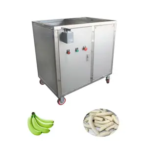 Éplucheur industriel automatique pour enlever la peau de banane verte Machine à éplucher le plantain cru Machine à éplucher les bananes