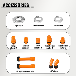 No Spill Coolant Filling Funnel Kit with Valve Switch and Handle <b>Vehicle</b> <b>Tools</b> - Product Image 2