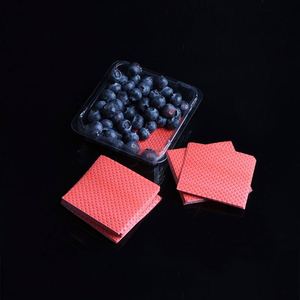 PE Film Cellulose <b>Pulp</b> Material High Quality Fresh Fruit Absorbent Pad for Food Pack - Product Image 2