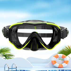 Masque de plongée professionnel personnalisé à double lentille, étanche, réglable et anti-buée pour adultes – Équipement de plongée en apnée - Product Image 1