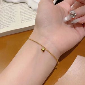 Xinfly 18K Gold Heart Bracelet for Her Elegant Jewelry Best Gift for <b>Wife</b> Lover Bulk Order Accepted Wholesale Price Hot Sale - Product Image 1