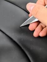 Kompletter Autositzbezug aus Leder, Rundum-Schutz, Langlebig, Komfortabel, Fahrzeug-Sitzkissenbezug für VW GTI