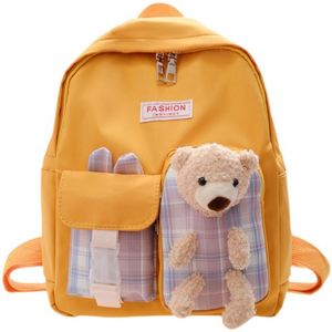 Cartoon Colorful Animal Plush Bear <b>Rabbit</b> <b>Toy</b> Lightweight Picnic Travel Kids' Backpack - Product Image 2