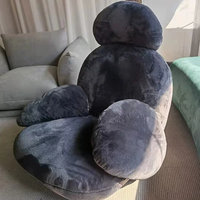 Fauteuil inclinable moderne pour une personne avec fonction de balancement et accoudoirs, adapté pour une utilisation dans les salons, les chambres et les hôtels