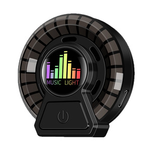 Ambientador con clip para rejilla de ventilación de coche, <span class=keywords><strong>perfume</strong></span> para salida de aire, luz ambiental, lámpara de ritmo musical RGB colorida - Product Image 5