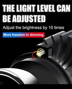 ไฟหน้าโปรเจคเตอร์ LED ขนาดเล็ก EVITEK 6000K ไฟหน้ารถยนต์ LED H4 Y6 โปรเจคเตอร์ Bi LED H4 100W 10000LM H4 สำหรับรถยนต์ทุกประเภท 12V 50000 ชั่วโมง - Product Image 5