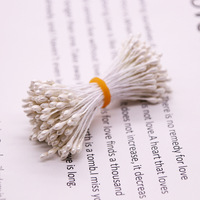 150 Pièces d'Accessoires Artisanaux : Étamines de Fleurs Artificielles Double Tête Effet Mat pour Scrapbooking DIY, Décoration de Gâteaux, Artisanat, Mariages et Décoration Intérieure