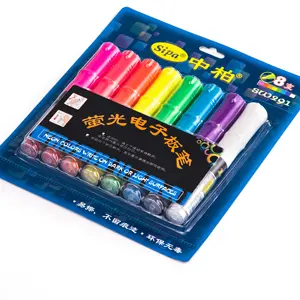 Whiteboard highlighter erasable billboard luminous markers pen for electronic fluorescent board marker