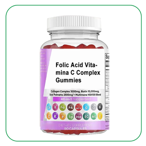 OEM Acid <span class=keywords><strong>Vitamina</strong></span> C <span class=keywords><strong>Complex</strong></span> Gummies suplemen asam folat ekstrak Vitamin <span class=keywords><strong>B</strong></span> Gummy - Product Image 2