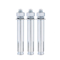 Boulon d'ancrage pour dalle de plancher en acier au carbone zingué, tailles M6 à M12, pour fixation de pieds et supports de rack, utilisation sur chantier