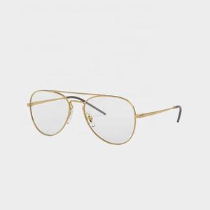 OEM مخصص معدن التيتانيوم رقيقة نظارة قراءة النساء الرجال 1970s البيضاوي المتضخم النظارات مع موك الصغيرة - Product Image 2