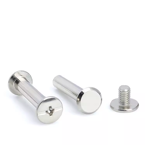 Custom Chicago Schroef Aluminium M2 * 4Mm 5Mm 8Mm Lederen Riemklinknagel Bindend Koper Mannetje Aan Vrouwelijke Chicago Schroeven - Product Image 3
