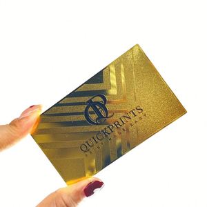 Cartes de visite en métal inoxydable de dernière conception pour clients haut de gamme Fabricant Fournisseur - Product Image 4