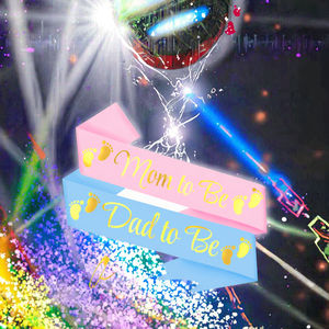 สายคล้องคอสำหรับงานเลี้ยงฉลองทารกในครรภ์และงานวันเกิด สำหรับคุณแม่ตั้งครรภ์และคุณป้าตั้งครรภ์ ทำจากผ้า - Product Image 3