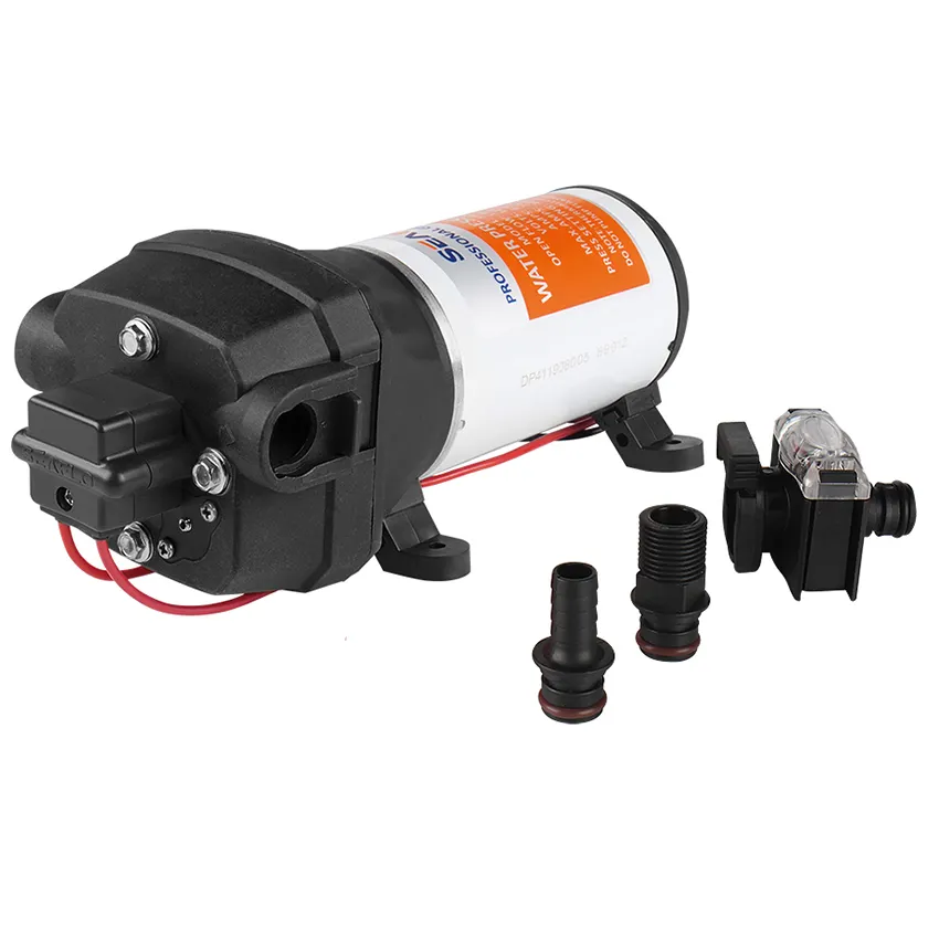 SEAFLO 12V DC 17LPM 40PSI ปั๊มน้ำไฟฟ้าเพื่อการชลประทานการเกษตร