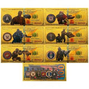 Nouvelle Conception Billet <span class=keywords><strong>de</strong></span> <span class=keywords><strong>Banque</strong></span> en Feuille d'Or 24K <span class=keywords><strong>des</strong></span> Forces Spéciales Américaines, Billet <span class=keywords><strong>de</strong></span> <span class=keywords><strong>Banque</strong></span> Plaqué Or, Billet <span class=keywords><strong>de</strong></span> <span class=keywords><strong>Banque</strong></span> <span class=keywords><strong>des</strong></span> Forces Armées - Product Image 1