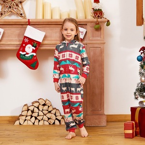 Pyjamas de Noël personnalisés en sublimation <span class=keywords><strong>pour</strong></span> toute la famille (enfants, adultes, tailles fortes 3X) - Collection 2021 en gros - Product Image 4