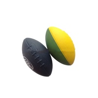 Ballon de football en mousse PU de 7 pouces, forme de ballon de rugby, ballon anti-stress en mousse pour enfants en polyuréthane