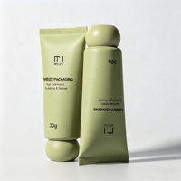 Tube souple Meize personnalisé avec options multicouches PE/EVOH/PE et capuchon sphérique pour emballage de pommades et lotions de soin
