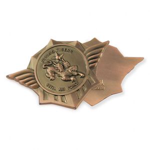 Từ nhựa Silicone dập nổi tên nút kim loại kết thúc Epoxy Dome Pin huy hiệu với pin - Product Image 5