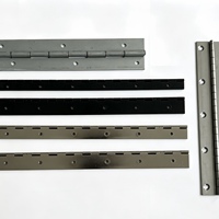 Charnière de meuble de cuisine, charnière piano, charnière continue en acier inoxydable, ouverture fluide, résistante à la rouille pour l'amélioration de la maison