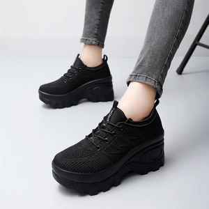 Chaussures décontractées pour femmes à enfiler, respirantes en maille, à semelle souple, avec semelle extérieure <span class=keywords><strong>MD</strong></span>, pour la marche des personnes âgées, grandes tailles, modèle transfrontalier - Product Image 1