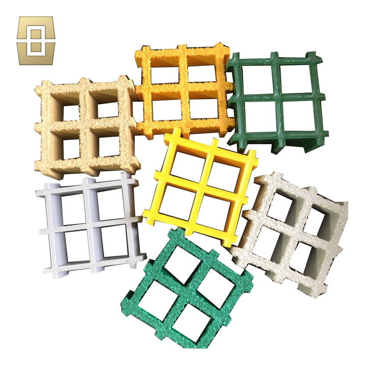 Сверхпрочная FRP GRP решетка для пола, армированный волокном пластик, твердое волокно армированный пластик FRP решетка для дорожек