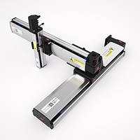 Course effective 100-2550mm, portique entraîné par vis à billes de ceinture CNC Table coulissante XY CNC Table Robot linéaire multifonctionnel