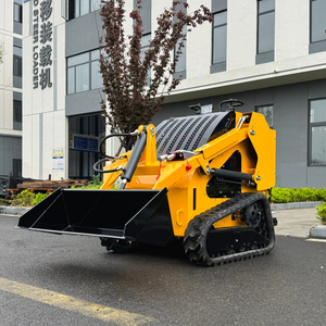 Chinese Ce Epa 5 <b>Track</b> Walk Behind 380 Mini Skid Steer for Sale - Product Image 1